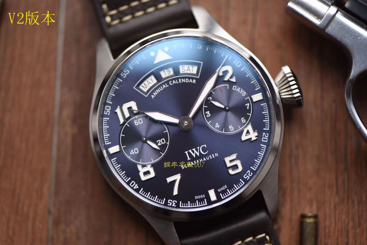 【 Video analysis YL Factory  IWC  复刻表】IWC IWC 表飞行员高仿IW502703 wrist watch (大型飞行员年历 wrist watch “小王子”特别版) / WG376