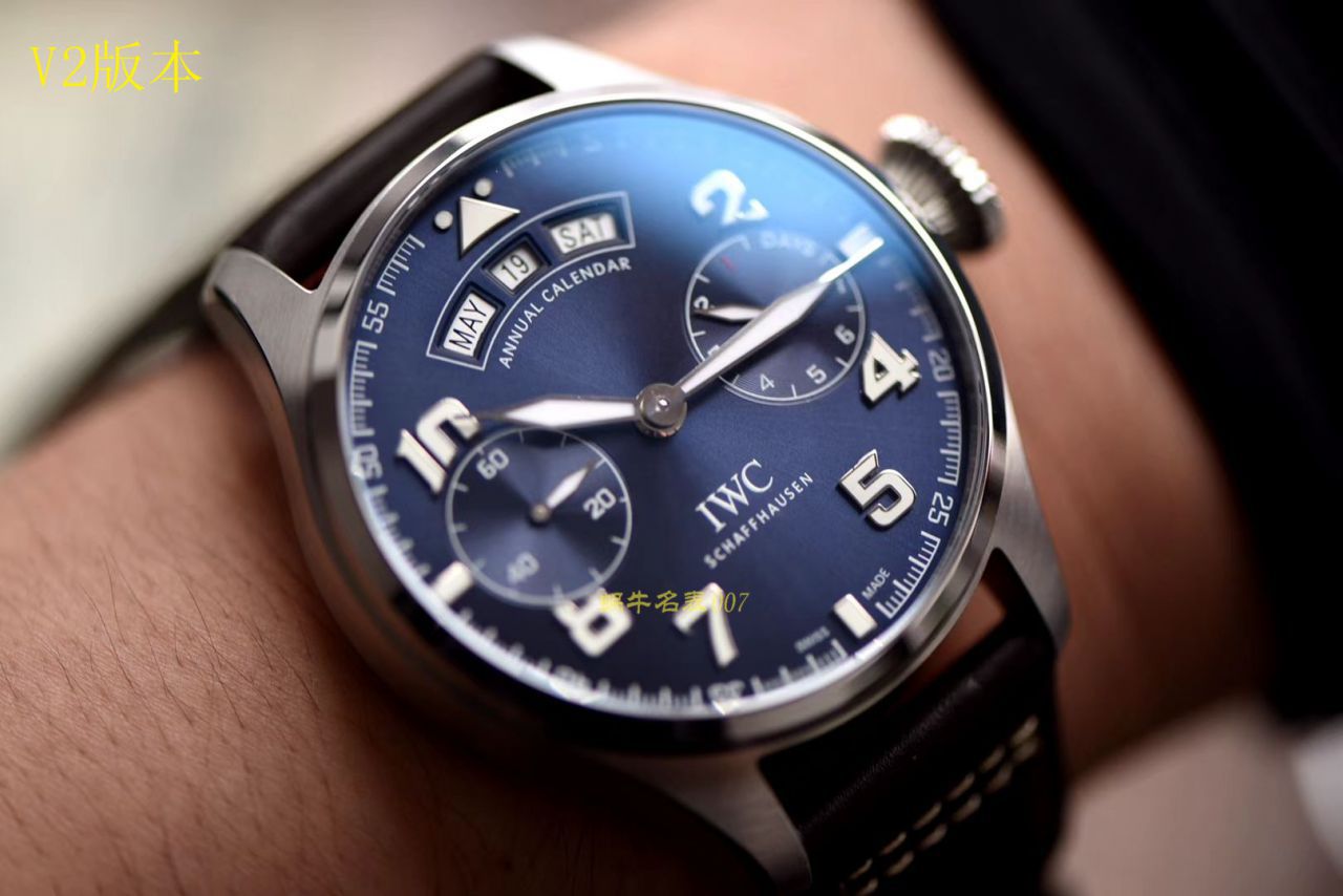 【 Video analysis YL Factory  IWC  复刻表】IWC IWC 表飞行员高仿IW502703 wrist watch (大型飞行员年历 wrist watch “小王子”特别版) / WG376