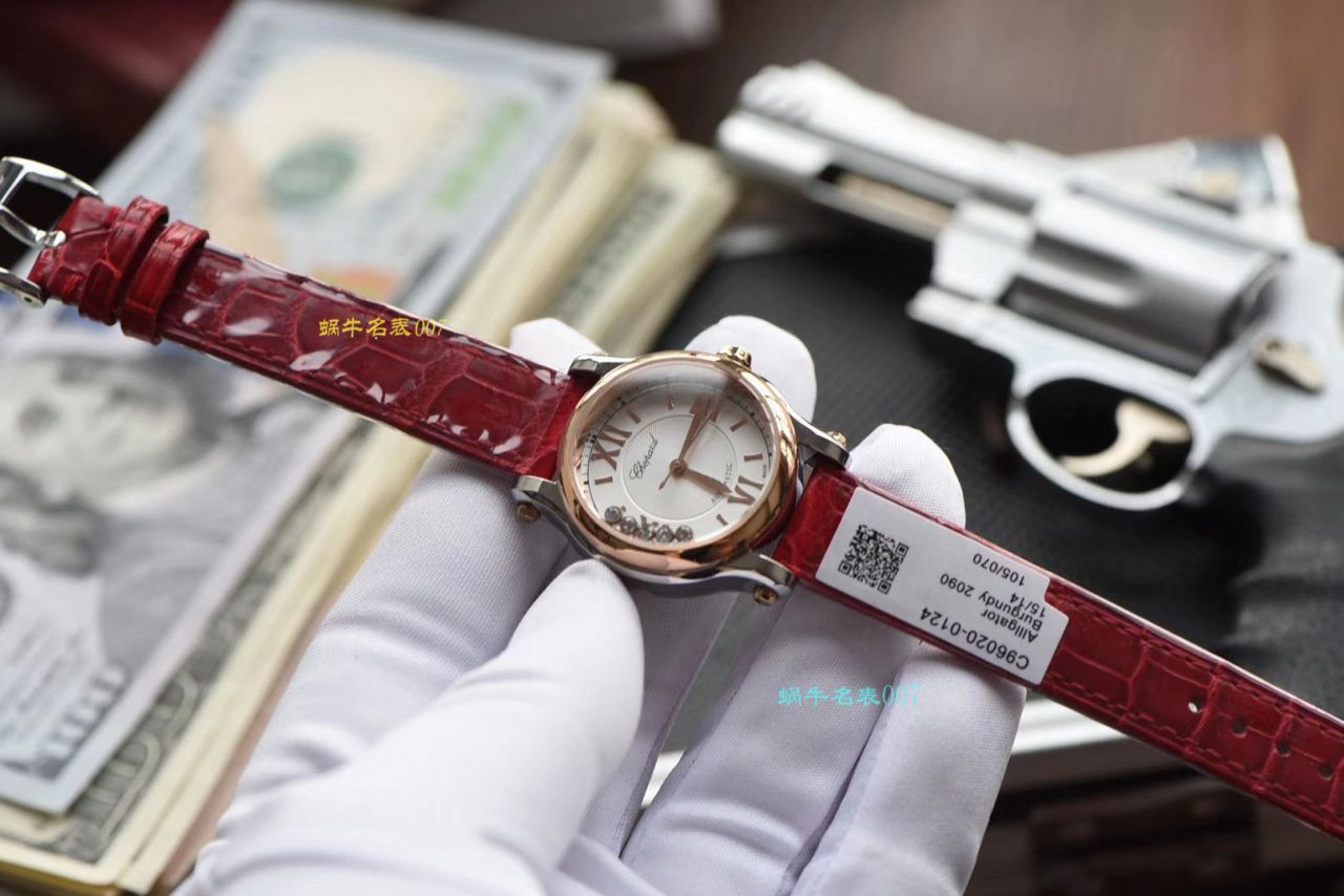 【NR Factory  Chopard 复刻高仿手表小号30毫米】 Chopard HAPPY DIAMONDS系列278573-6001女装 wrist watch  / XB032