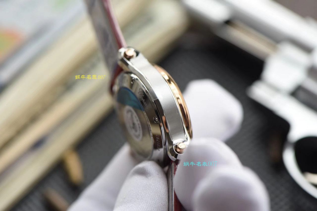 【NR Factory  Chopard 复刻高仿手表小号30毫米】 Chopard HAPPY DIAMONDS系列278573-6001女装 wrist watch  / XB032