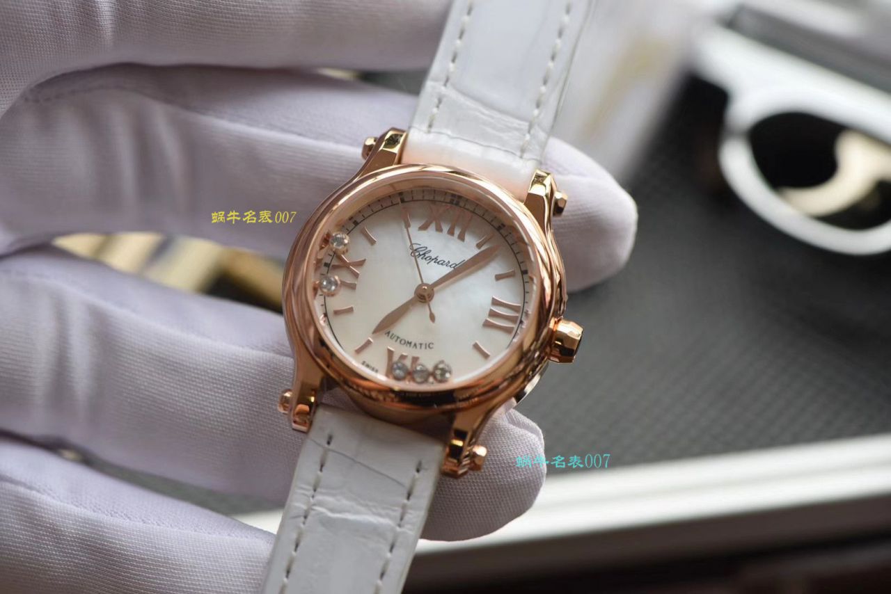 【NR Factory 高端复刻高仿女表小号30毫米】 Chopard HAPPY DIAMONDS系列274893-5009 wrist watch  / XB028