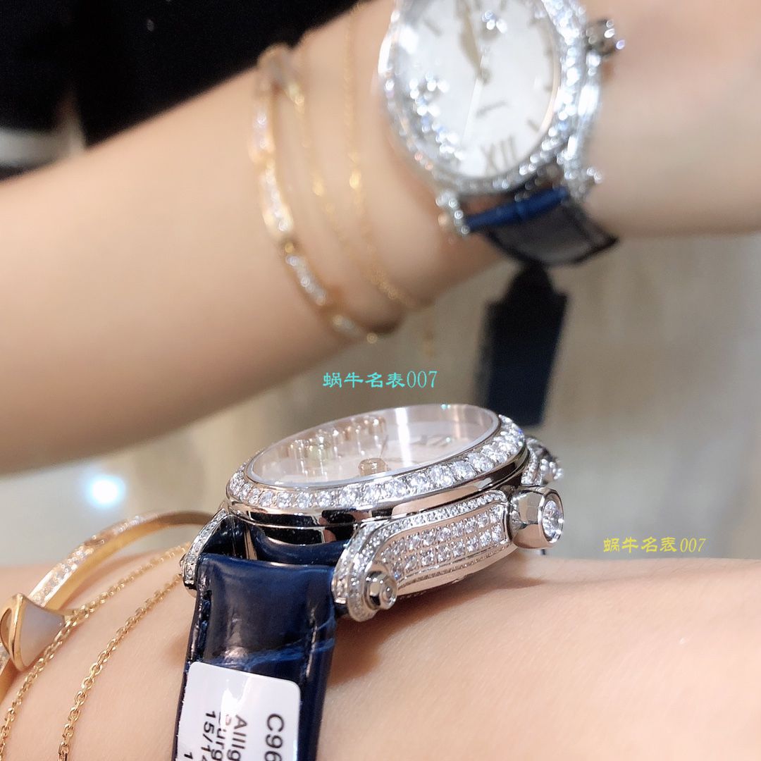 【 Chopard  top 高仿表价格吧】 Chopard HAPPY DIAMONDS系列275362-5003 wrist watch  / XB023