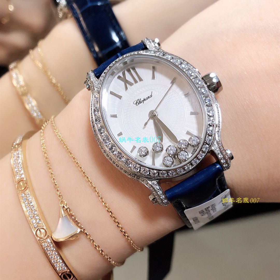 【 Chopard  top 高仿表价格吧】 Chopard HAPPY DIAMONDS系列275362-5003 wrist watch  / XB023