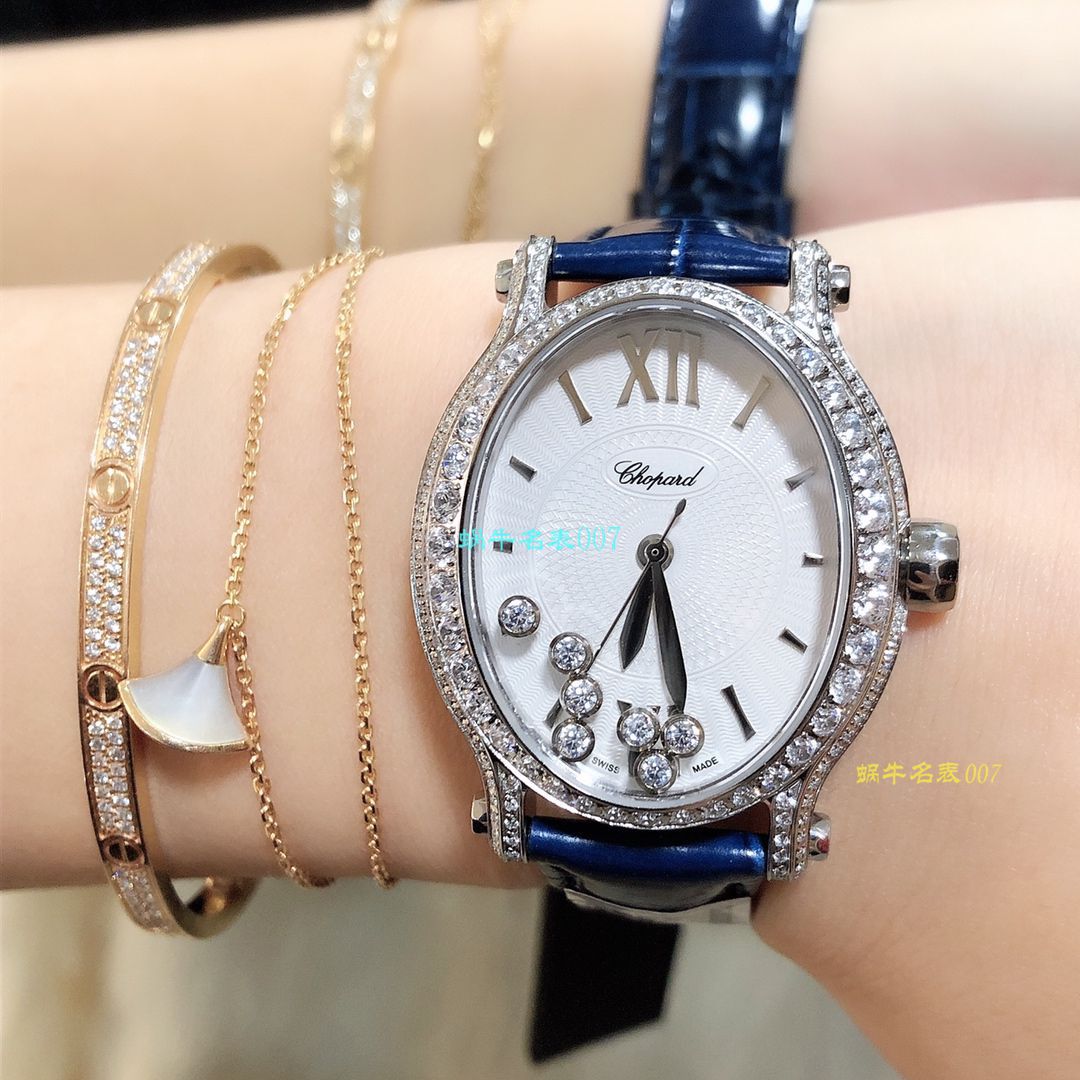 【 Chopard  top 高仿表价格吧】 Chopard HAPPY DIAMONDS系列275362-5003 wrist watch  / XB023