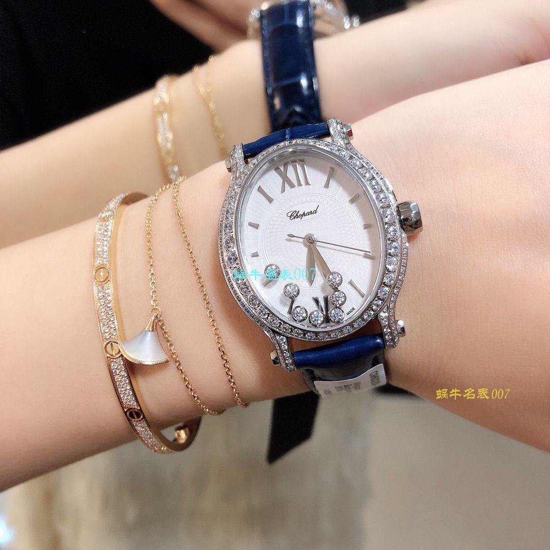 【 Chopard  top 高仿表价格吧】 Chopard HAPPY DIAMONDS系列275362-5003 wrist watch  / XB023