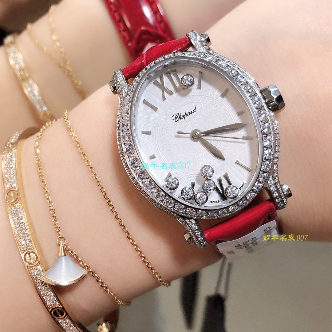 【 Chopard  top 高仿表价格吧】 Chopard HAPPY DIAMONDS系列275362-5003 wrist watch  / XB023
