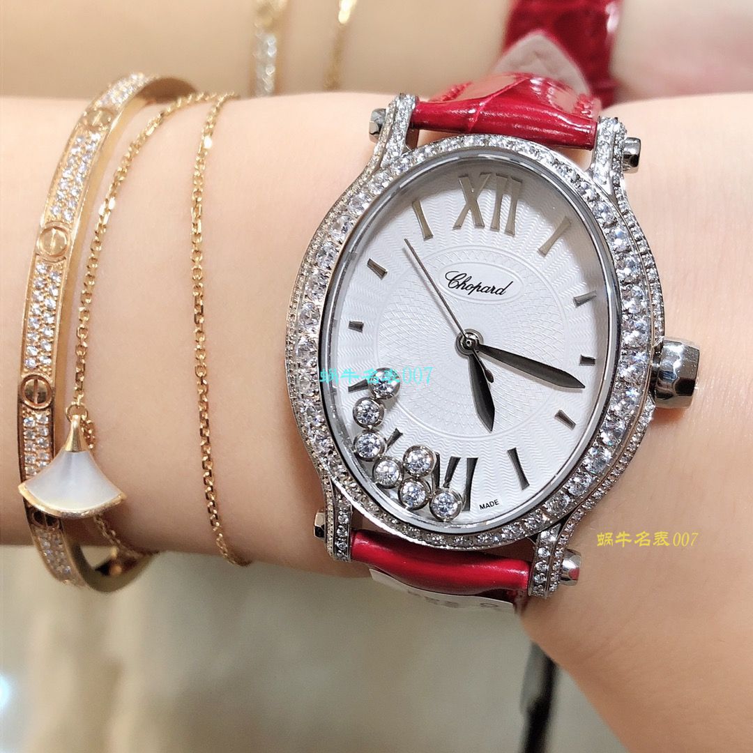 【 Chopard  top 高仿表价格吧】 Chopard HAPPY DIAMONDS系列275362-5003 wrist watch  / XB023