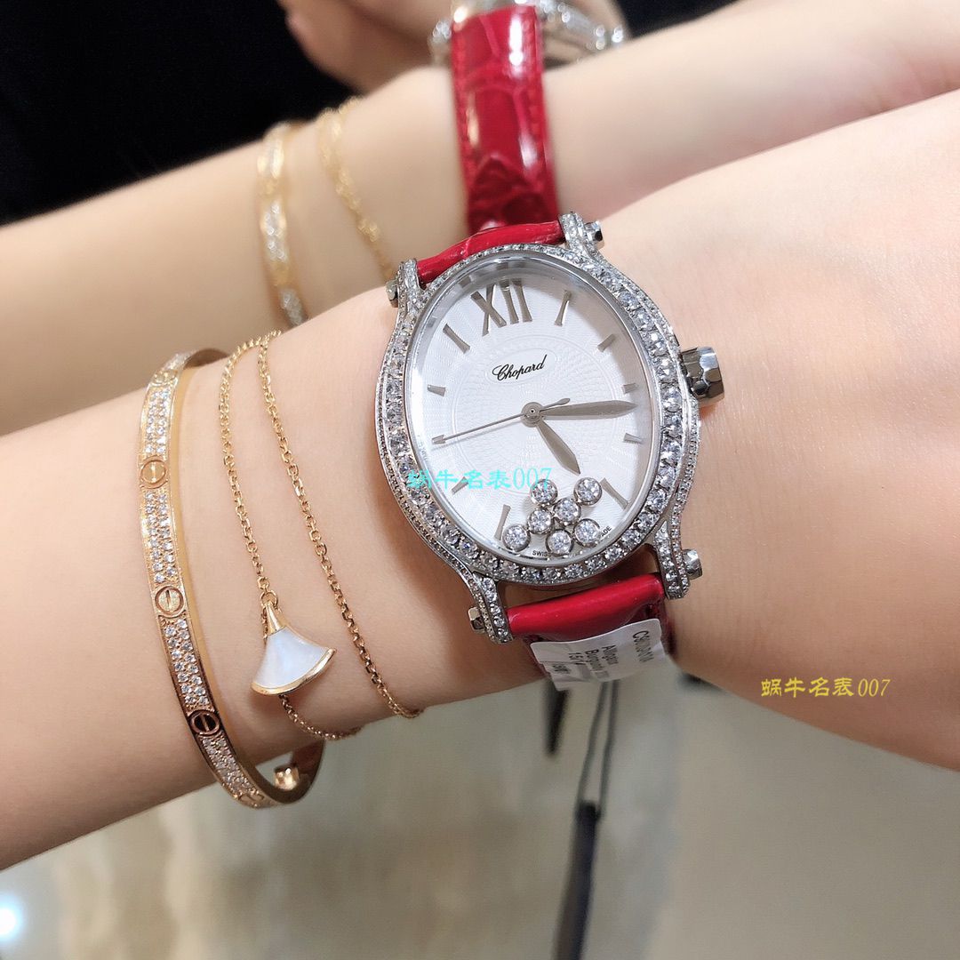 【 Chopard  top 高仿表价格吧】 Chopard HAPPY DIAMONDS系列275362-5003 wrist watch  / XB023