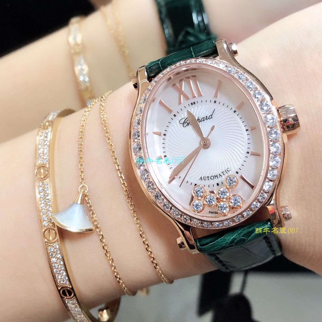 【 Chopard  top 高仿表价格吧】 Chopard HAPPY DIAMONDS系列275362-5003 wrist watch  / XB023