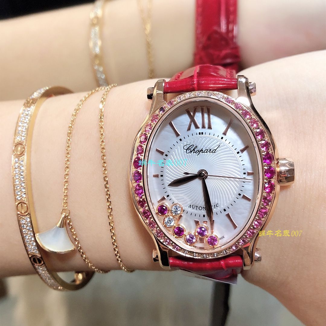 【 Chopard  top 高仿表价格吧】 Chopard HAPPY DIAMONDS系列275362-5003 wrist watch  / XB023