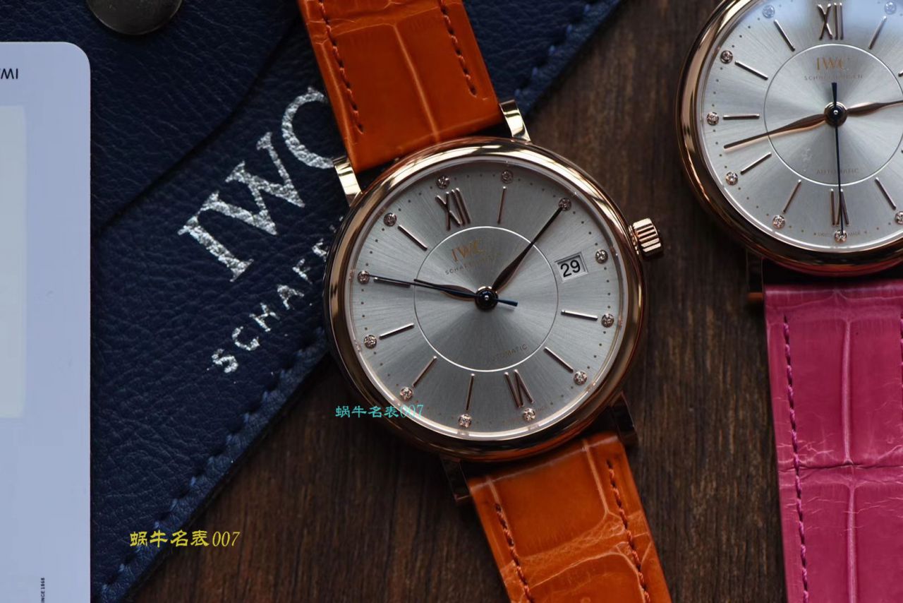 【M+ Factory  top 复刻高仿手表】IWC IWC 表柏涛菲诺系列IW458116、IW458101女士 wrist watch  / WG373