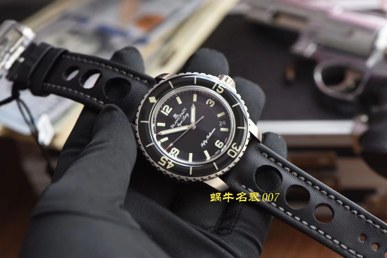 【 Video analysis ZF Factory 复刻高仿BlancpainBlancpain  Fifty Fathoms 手表】Blancpain  Fifty Fathoms 系列5015C-1130-52B wrist watch  / BP062