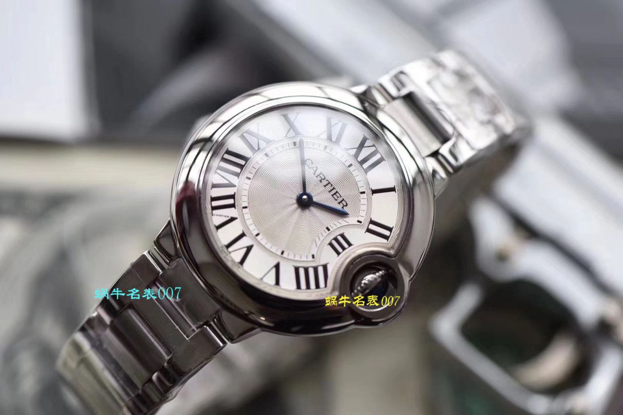 【 top 复刻表 Best 的商家V6 Factory 最新升级版】 Cartier  蓝气球高仿W6920084女士33毫米 wrist watch  / K218