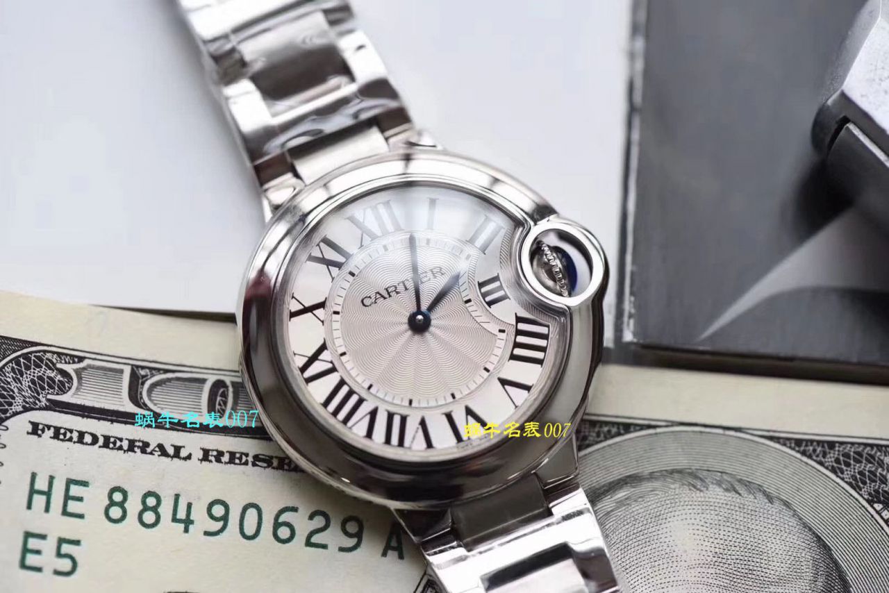 【 top 复刻表 Best 的商家V6 Factory 最新升级版】 Cartier  蓝气球高仿W6920084女士33毫米 wrist watch  / K218