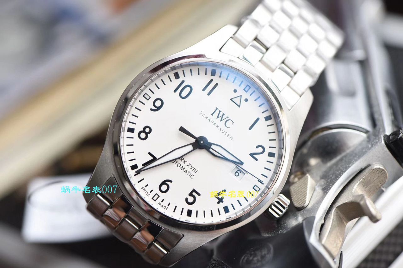 【 Video analysis V7 Factory  MARK XVII 钢带版】复刻表在哪买高仿复刻IWC IWC 表飞行员系列IW327002 wrist watch  / WG360