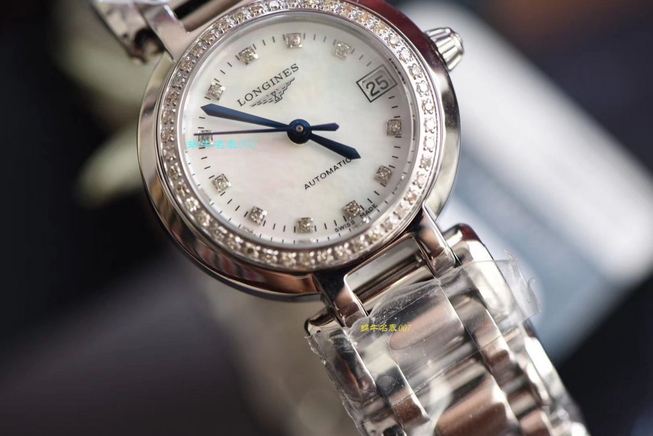 【原单真钻原装 Movement 机械女表】 Longines 优雅PRIMALUNA心月系列L8.111.0.87.6 wrist watch  / L112