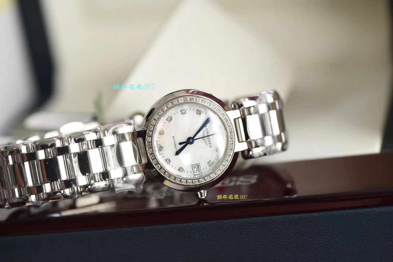 【原单真钻原装 Movement 机械女表】 Longines 优雅PRIMALUNA心月系列L8.111.0.87.6 wrist watch  / L112