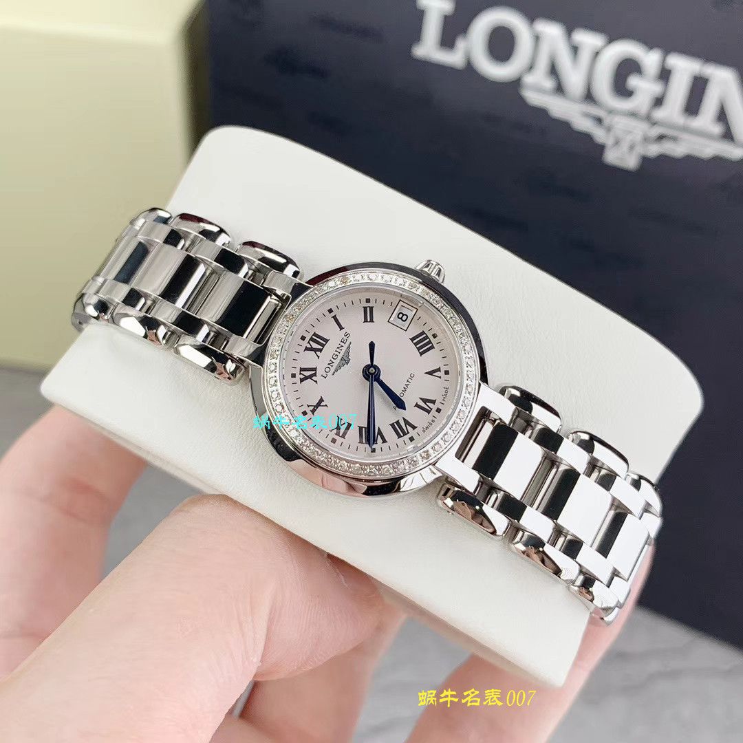 【渠道原单真钻女表】 Longines 优雅PRIMALUNA心月系列L8.111.0.71.6 wrist watch  / L111
