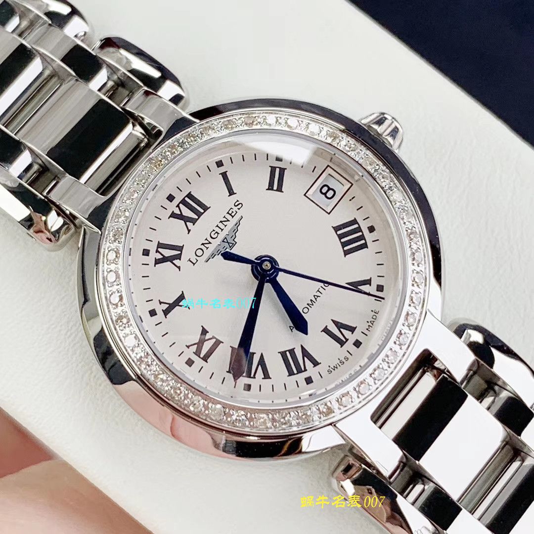 【渠道原单真钻女表】 Longines 优雅PRIMALUNA心月系列L8.111.0.71.6 wrist watch  / L111