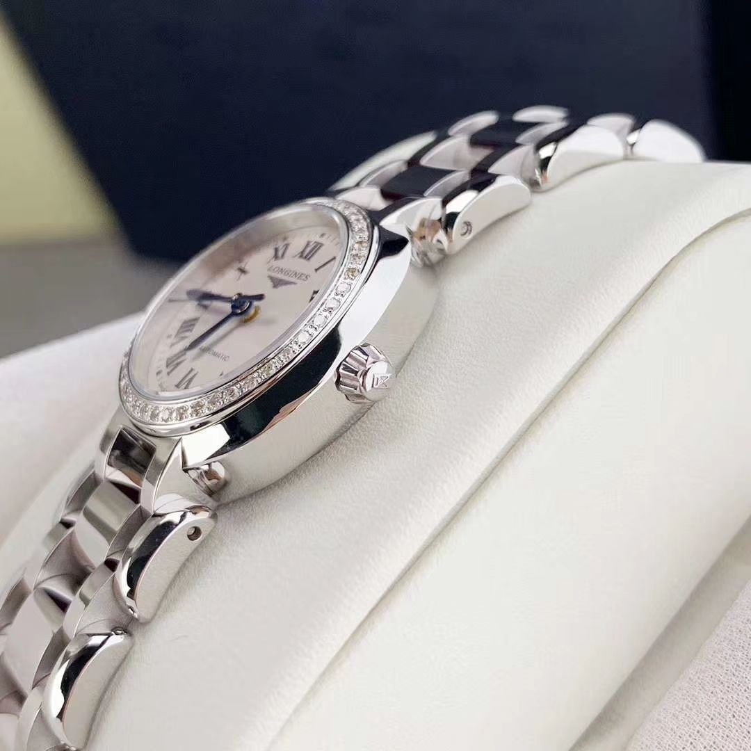【渠道原单真钻女表】 Longines 优雅PRIMALUNA心月系列L8.111.0.71.6 wrist watch  / L111