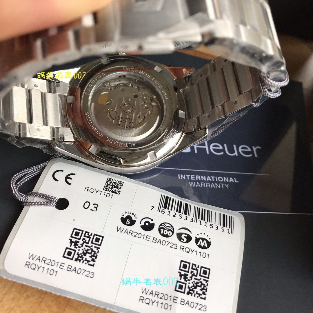 【渠道原单】 TAG Heuer 卡莱拉系列WAR201E.BA0723 wrist watch  / TG069