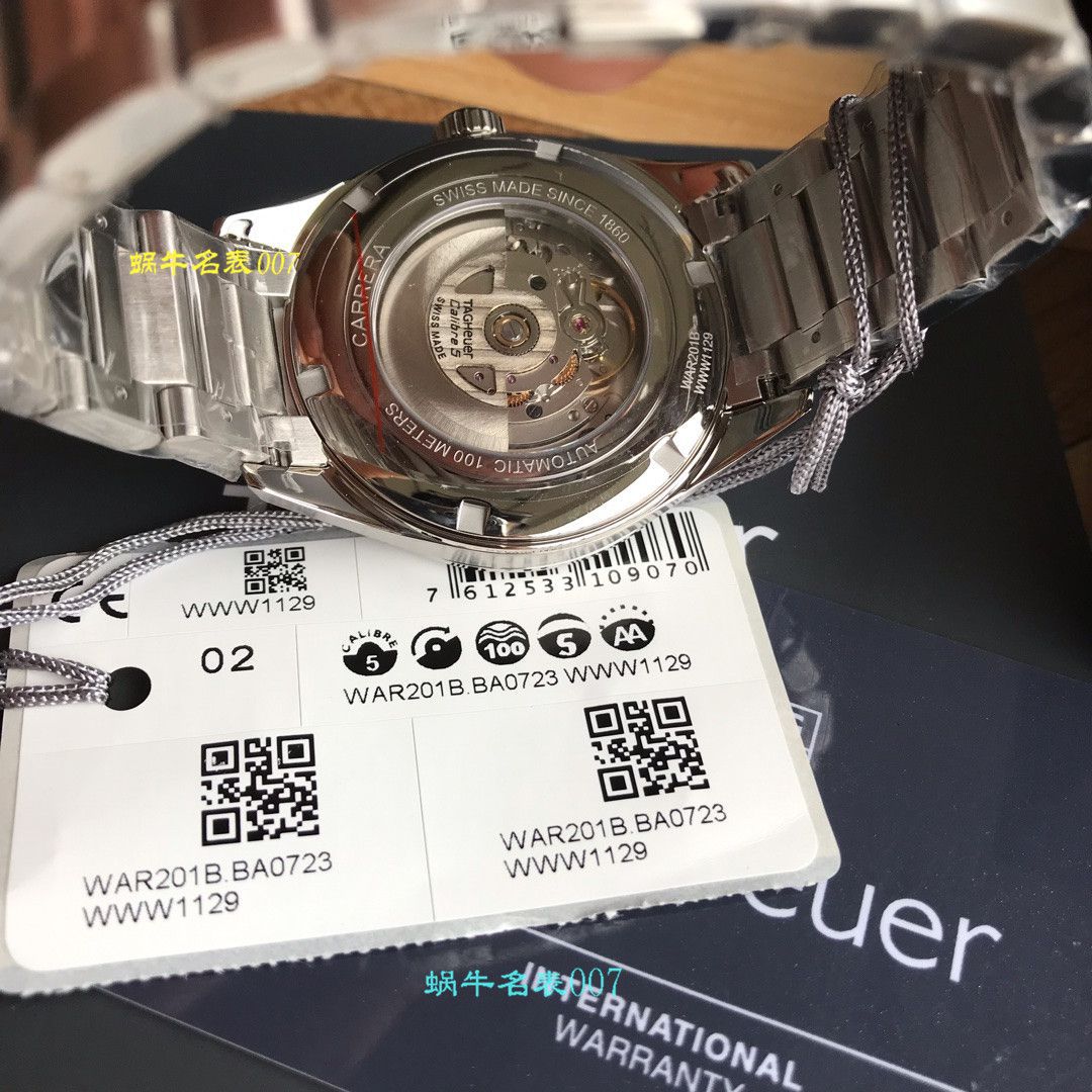 【渠道原单】Tag Heuer TAG Heuer 卡莱拉系列WAR201B.BA0723 wrist watch  / TG070