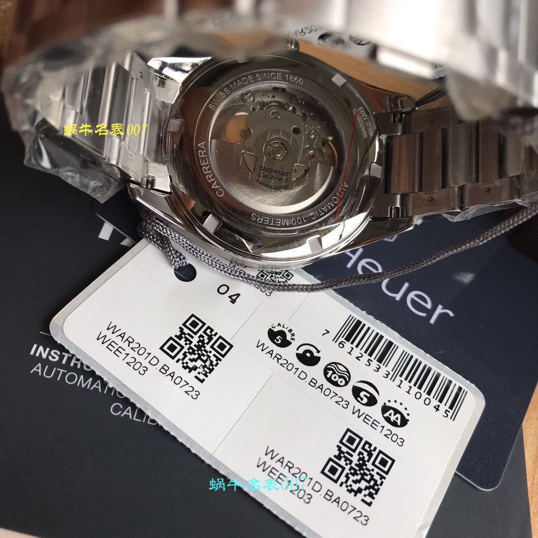 【渠道原单】 TAG Heuer Tag Heuer卡莱拉系列WAR201D.BA0723 wrist watch  / TG072