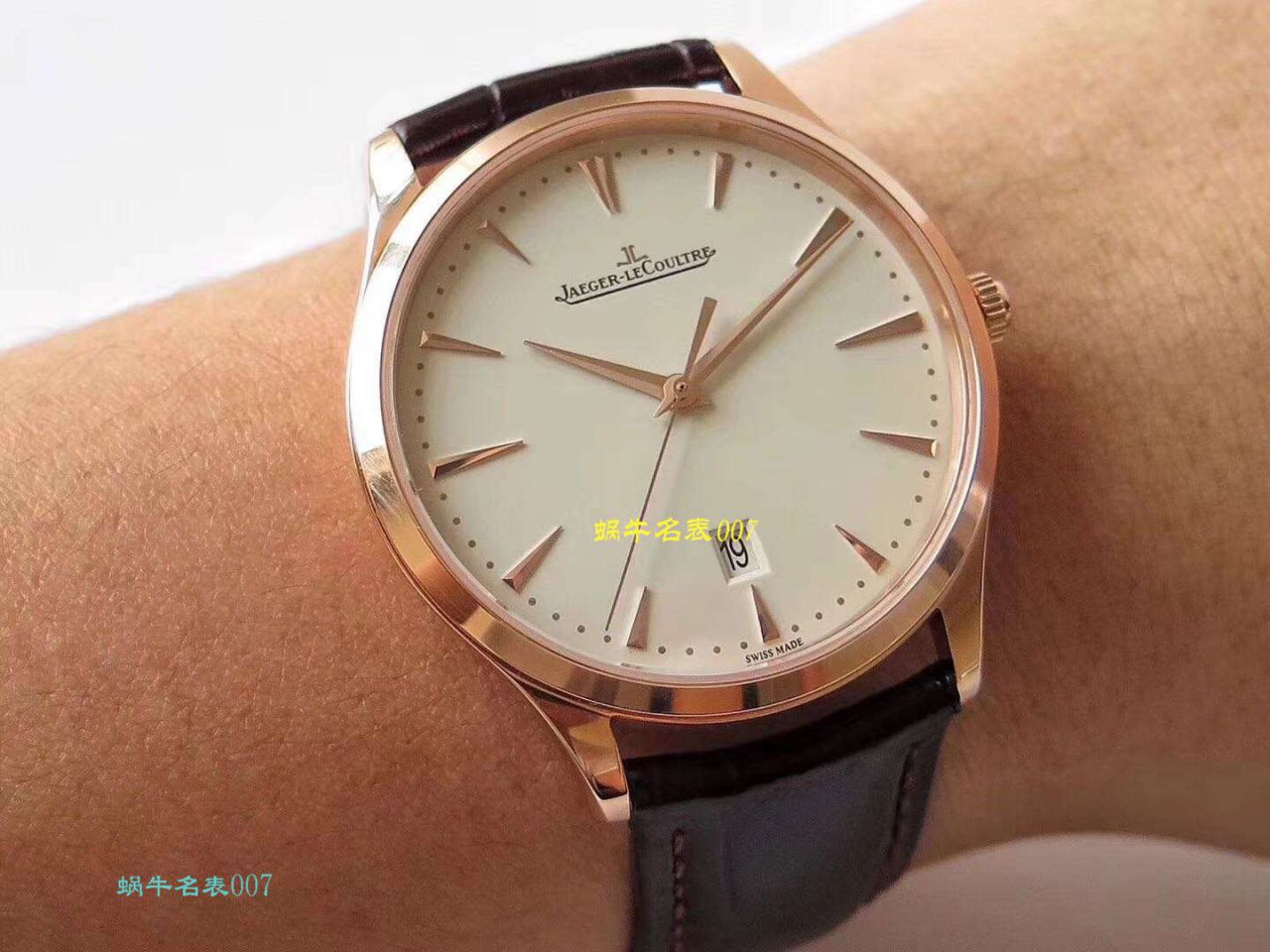 【ZF Factory  Jaeger-LeCoultre 超薄大师复刻高仿表】 Jaeger-LeCoultre 大师系列1282510 wrist watch  / JJ133