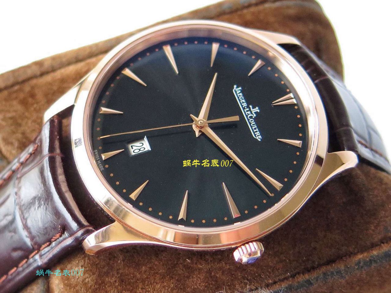 ZF Factory 超薄臻品【极简主义 超薄设计】复刻高仿手表 Factory 家 Jaeger-LeCoultre Jaeger-LeCoultre MASTER ULTRA THIN超薄大师系列 wrist watch 系列 / JJ138
