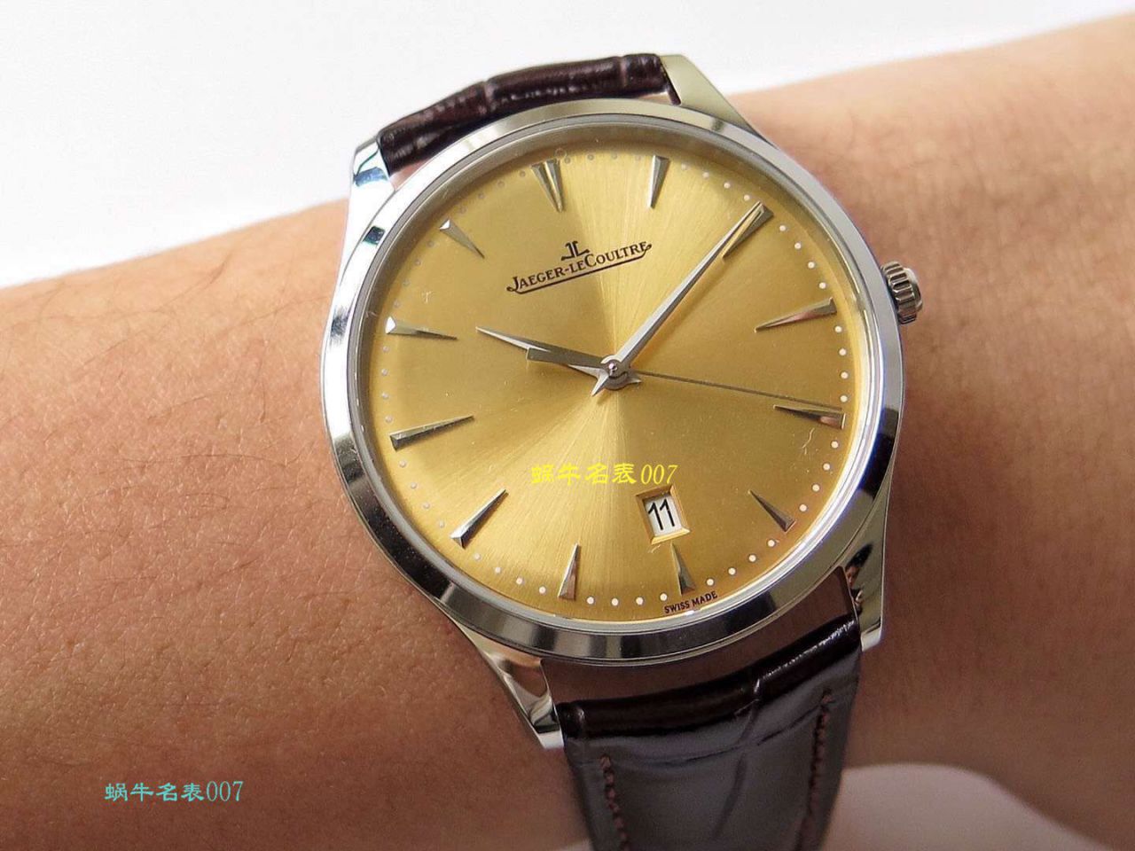 ZF Factory 超薄臻品【极简主义 超薄设计】复刻高仿手表 Factory 家 Jaeger-LeCoultre Jaeger-LeCoultre MASTER ULTRA THIN超薄大师系列 wrist watch 系列 / JJ138