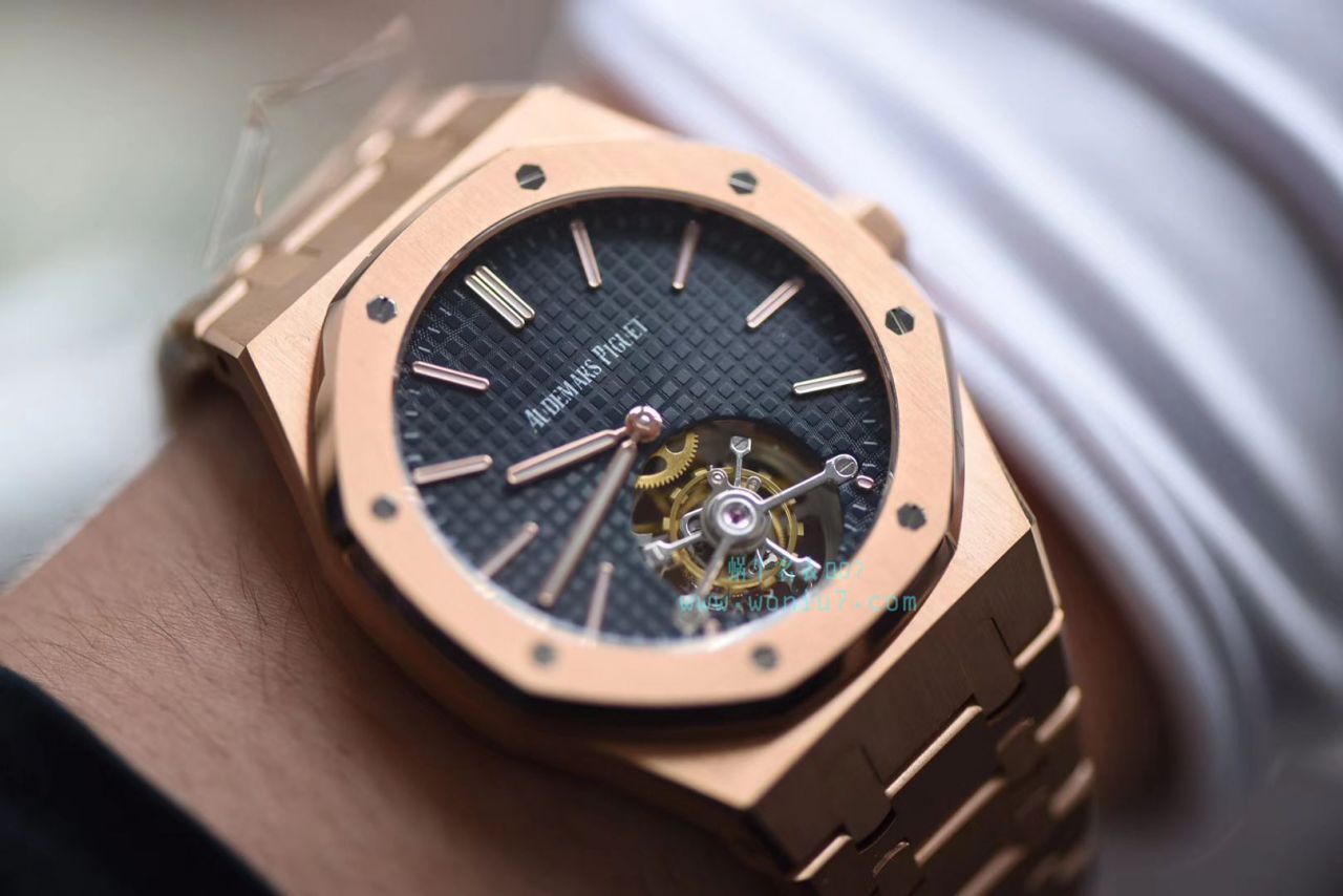 【 Video analysis JF Factory 官网复刻高仿手表】Audemars Piguet 皇家橡树系列26510OR.OO.1220OR.01 Tourbillon  wrist watch  / AP168