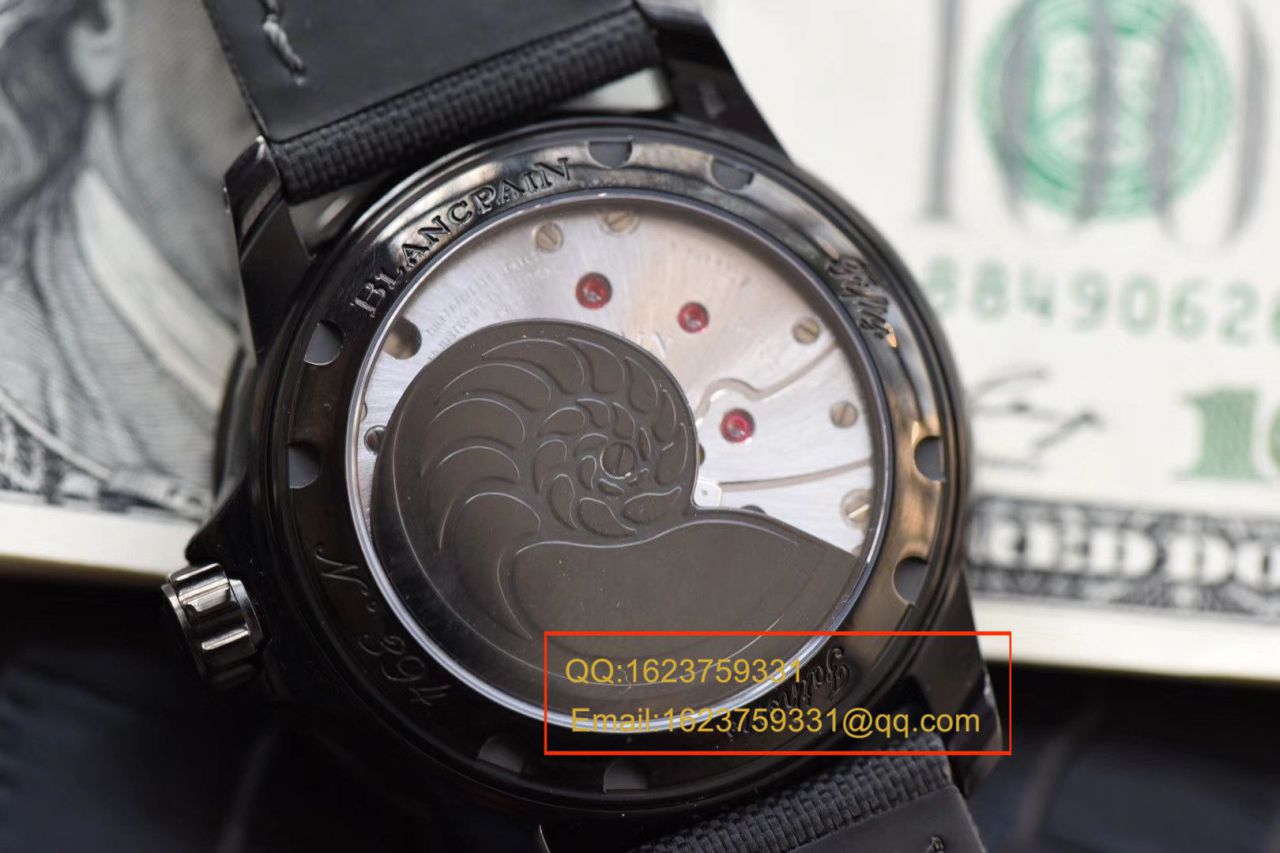 【哪里买中国广州复刻高仿手表】 Video analysis ZF Factory Blancpain  Fifty Fathoms 系列“黑武士”噚终极版5015-11C30-52A wrist watch  / BP060