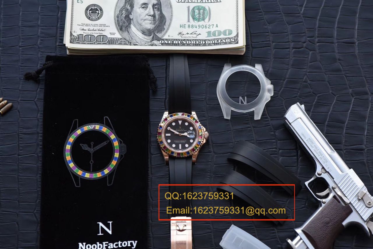 【 Video analysis NOOB Factory 官网 Rolex 水鬼复刻表】糖豆 Rolex  Yacht-Master 系列116695SATS wrist watch  / R327