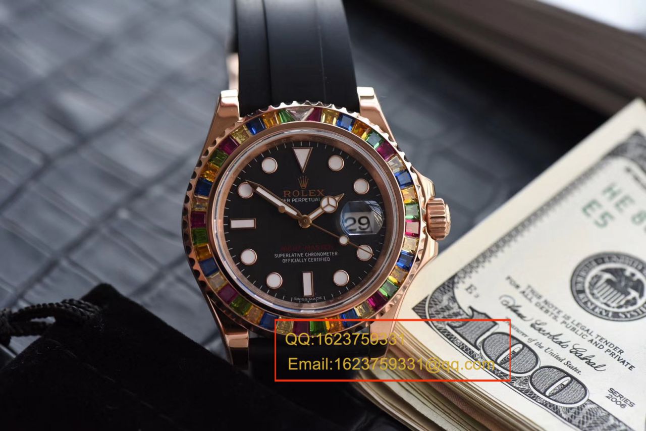 【 Video analysis NOOB Factory 官网 Rolex 水鬼复刻表】糖豆 Rolex  Yacht-Master 系列116695SATS wrist watch  / R327