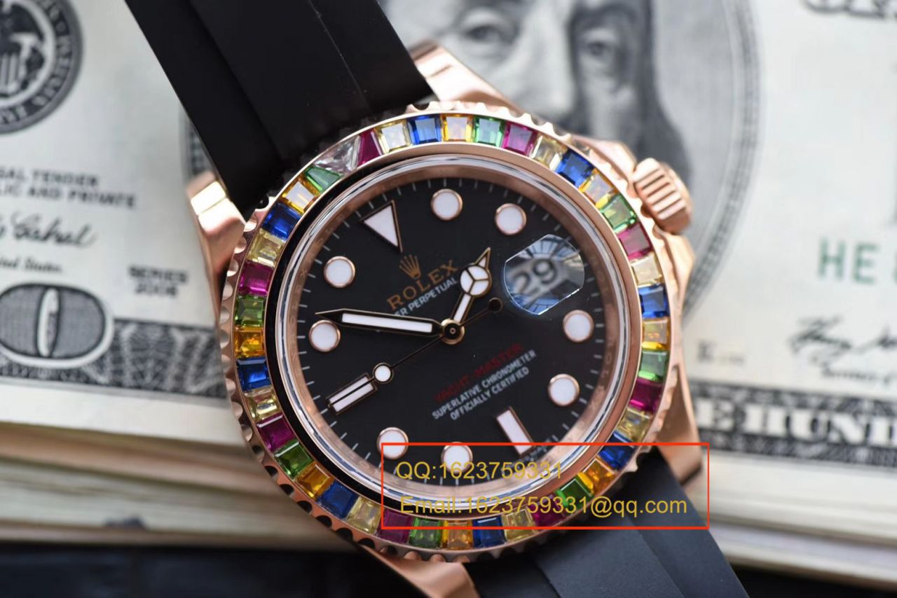【 Video analysis NOOB Factory 官网 Rolex 水鬼复刻表】糖豆 Rolex  Yacht-Master 系列116695SATS wrist watch  / R327