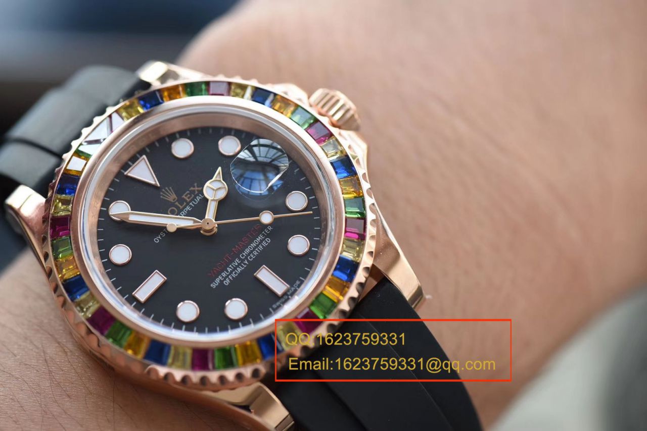 【 Video analysis NOOB Factory 官网 Rolex 水鬼复刻表】糖豆 Rolex  Yacht-Master 系列116695SATS wrist watch  / R327