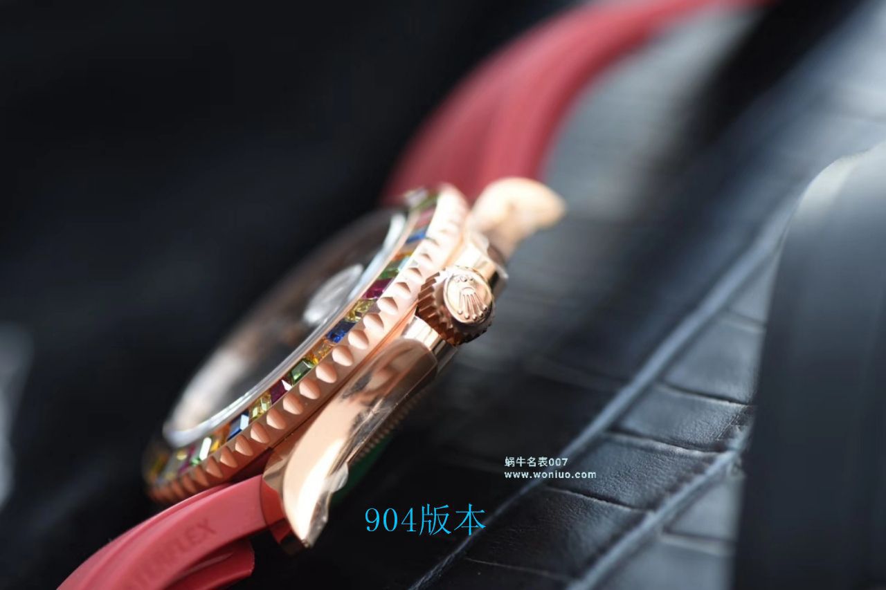 【 Video analysis NOOB Factory 官网 Rolex 水鬼复刻表】糖豆 Rolex  Yacht-Master 系列116695SATS wrist watch  / R327