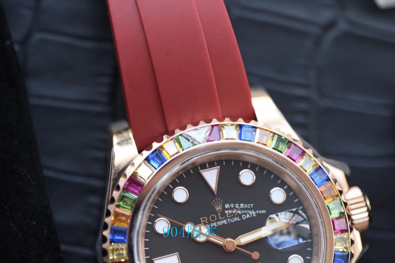 【 Video analysis NOOB Factory 官网 Rolex 水鬼复刻表】糖豆 Rolex  Yacht-Master 系列116695SATS wrist watch  / R327