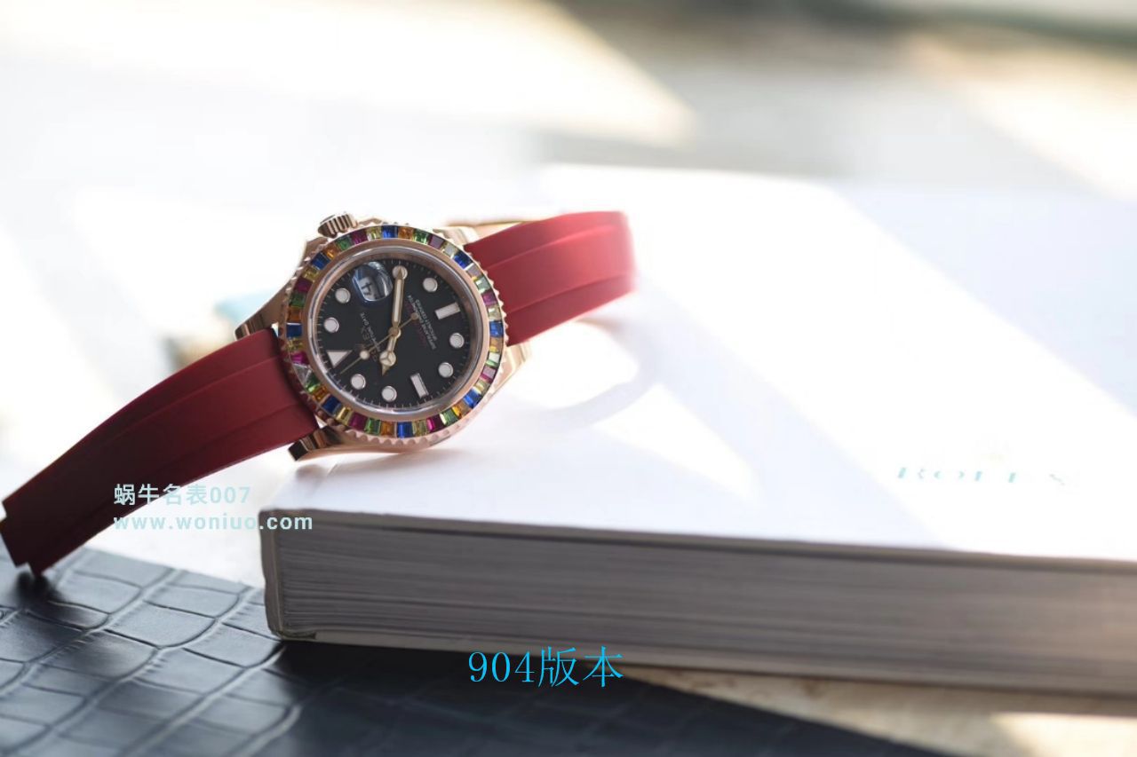 【 Video analysis NOOB Factory 官网 Rolex 水鬼复刻表】糖豆 Rolex  Yacht-Master 系列116695SATS wrist watch  / R327