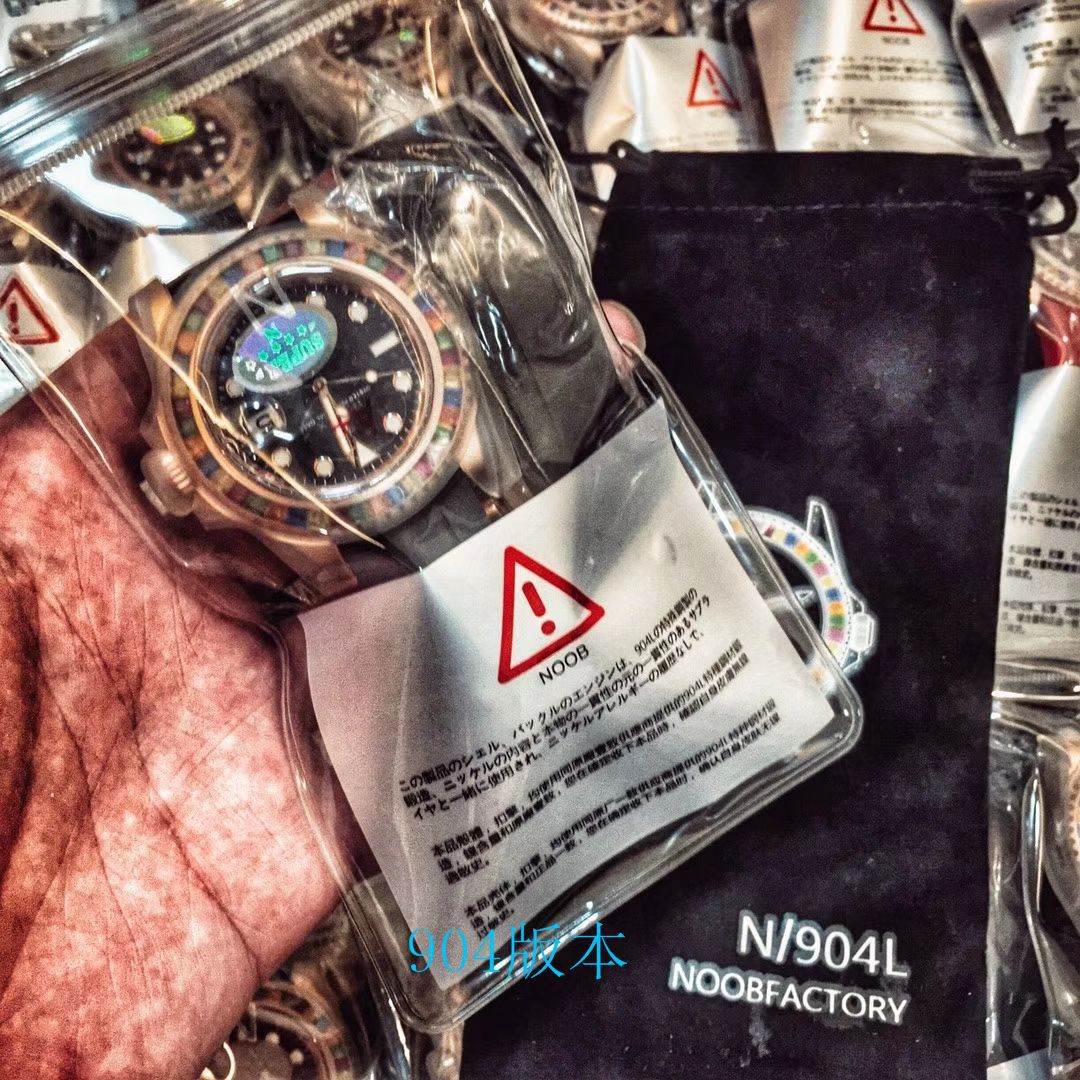 【 Video analysis NOOB Factory 官网 Rolex 水鬼复刻表】糖豆 Rolex  Yacht-Master 系列116695SATS wrist watch  / R327