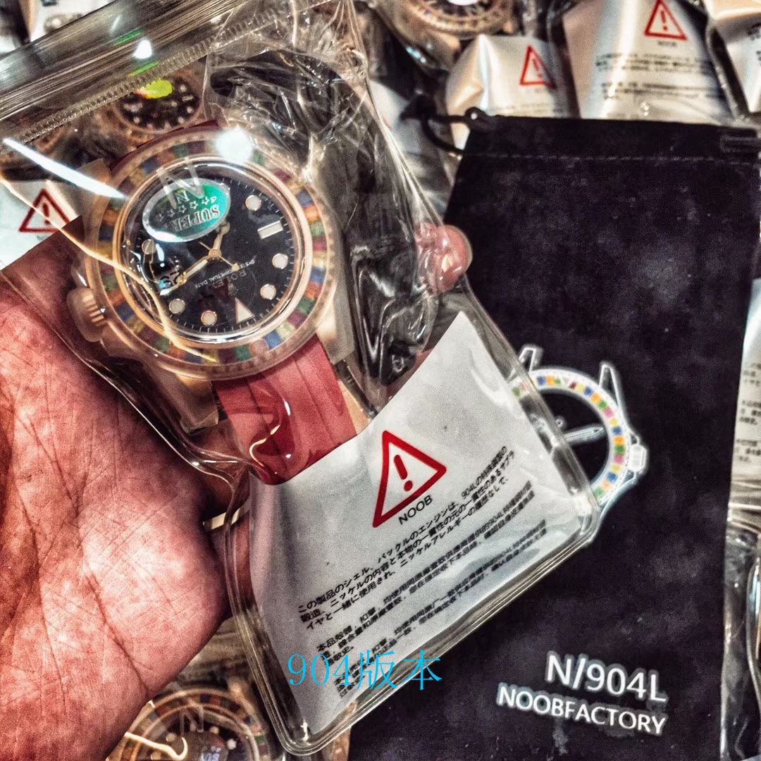 【 Video analysis NOOB Factory 官网 Rolex 水鬼复刻表】糖豆 Rolex  Yacht-Master 系列116695SATS wrist watch  / R327