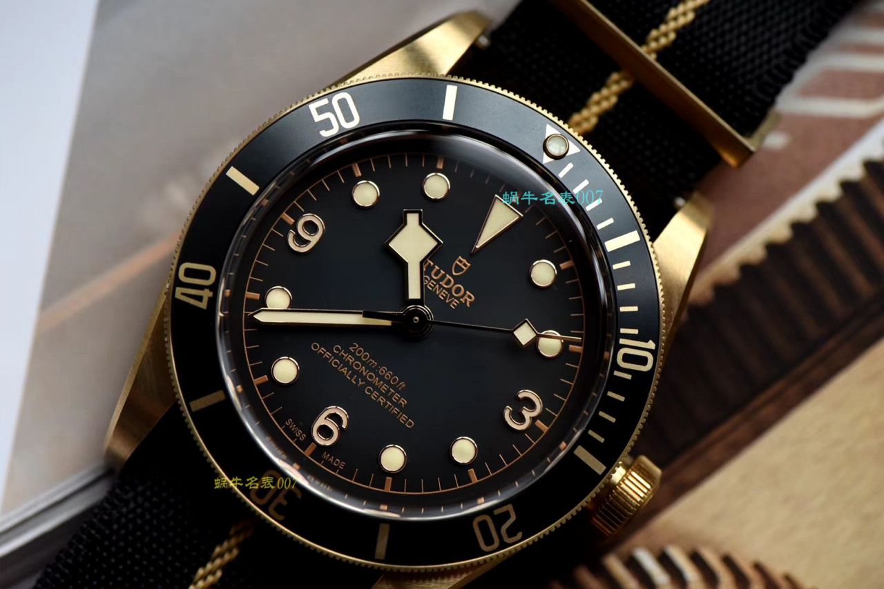 【 Video analysis XF Factory  Tudor 复刻高仿表】 Tudor 碧湾系列M79250BA-0001 wrist watch 贝克汉姆同款最新青铜型小铜盾 / DT038