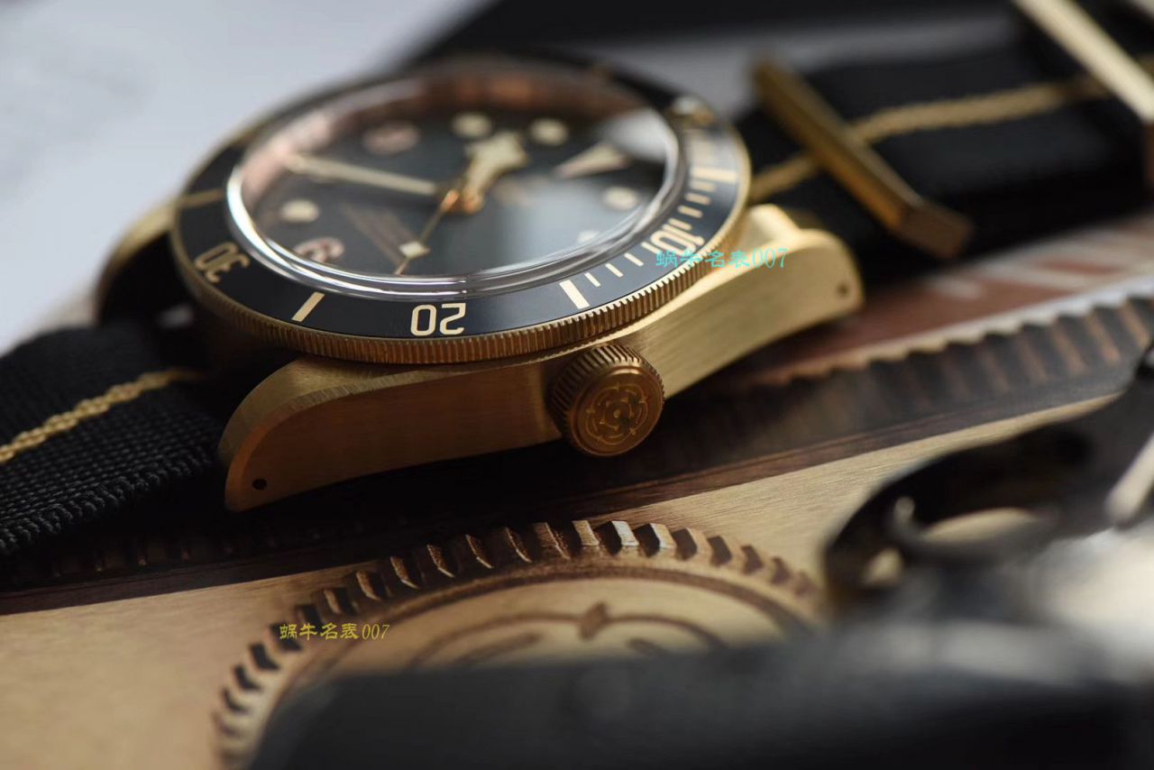 【 Video analysis XF Factory  Tudor 复刻高仿表】 Tudor 碧湾系列M79250BA-0001 wrist watch 贝克汉姆同款最新青铜型小铜盾 / DT038