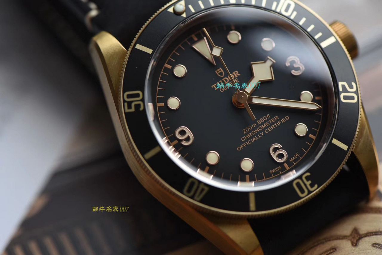 【 Video analysis XF Factory  Tudor 复刻高仿表】 Tudor 碧湾系列M79250BA-0001 wrist watch 贝克汉姆同款最新青铜型小铜盾 / DT038