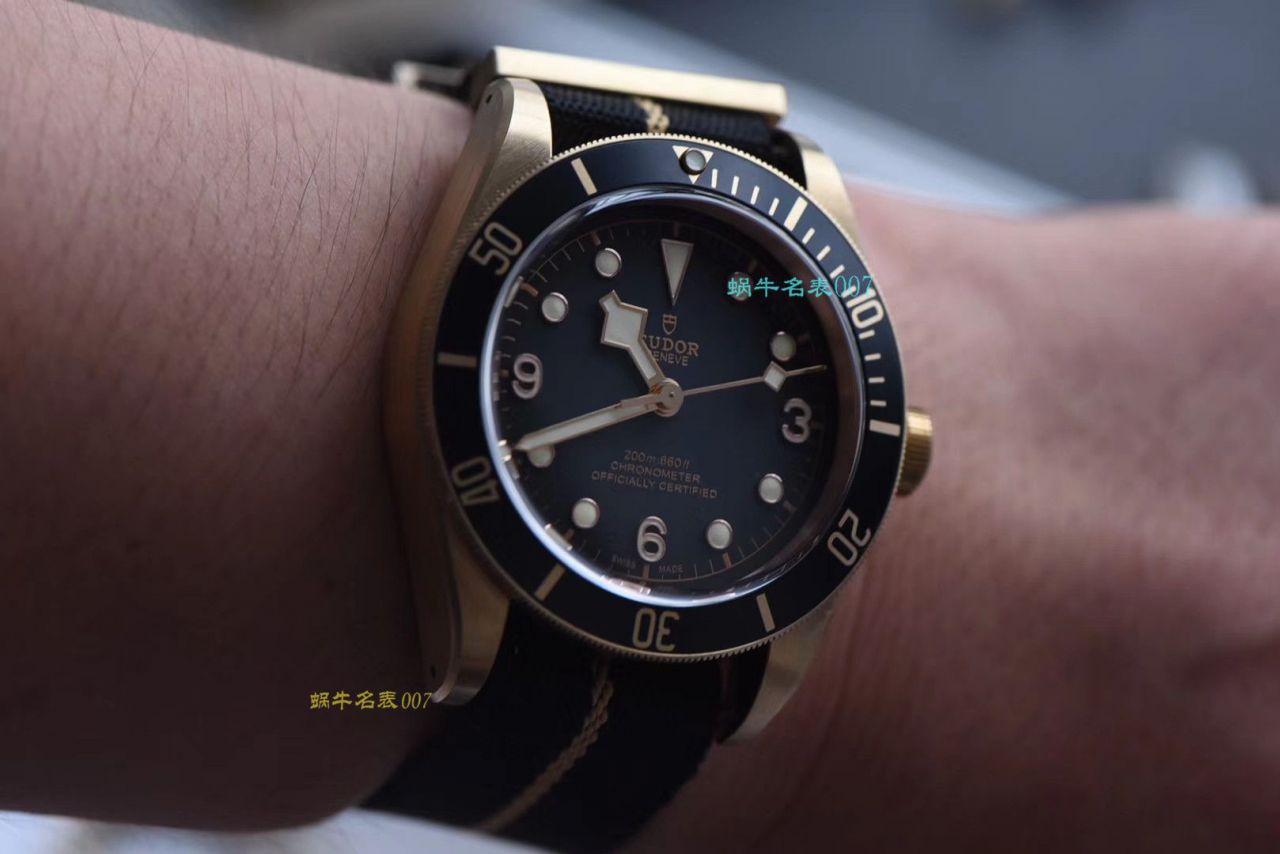 【 Video analysis XF Factory  Tudor 复刻高仿表】 Tudor 碧湾系列M79250BA-0001 wrist watch 贝克汉姆同款最新青铜型小铜盾 / DT038