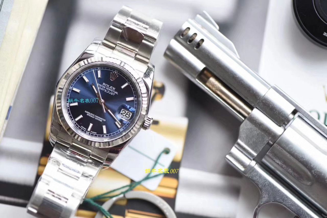 【复刻高仿 Rolex 男表价格】 Video analysis DJ Factory  Rolex   Datejust 36毫米系列116234白盘 wrist watch  / R239