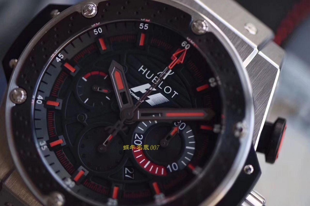 【 Video analysis V6 Factory  hublot 仿表】Hublot Big Bang King Power F1 Zirconium 703.ZM.1123.NR限量版 wrist watch  / YB071