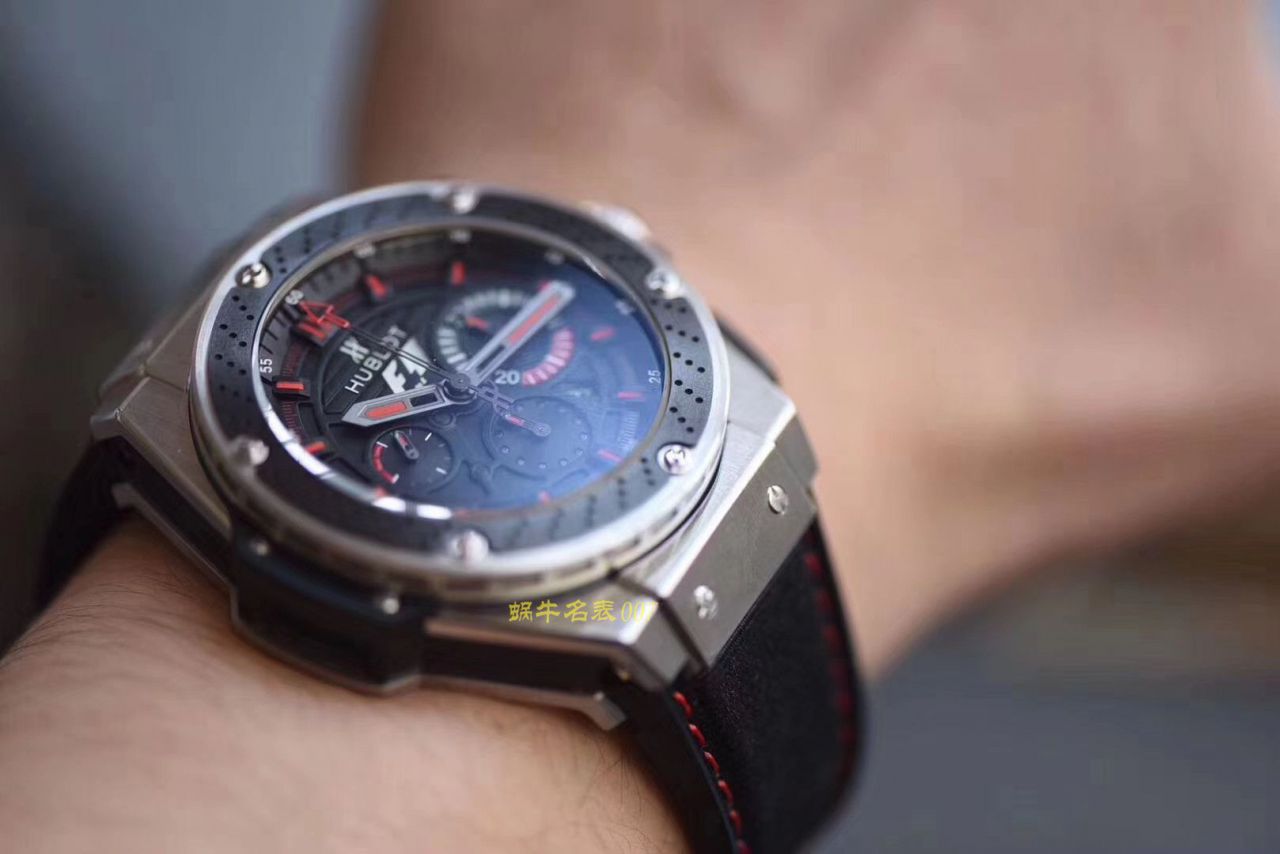 【 Video analysis V6 Factory  hublot 仿表】Hublot Big Bang King Power F1 Zirconium 703.ZM.1123.NR限量版 wrist watch  / YB071
