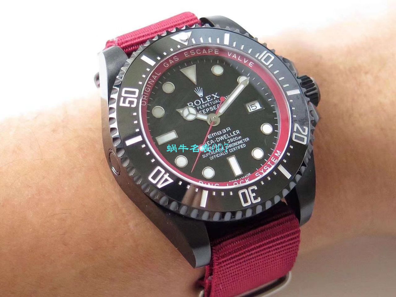 【VR Factory 复刻 Rolex 高仿红魔】SEA深潜系列BAMFORD WATCH海外 copy customized 版 wrist watch  / R366