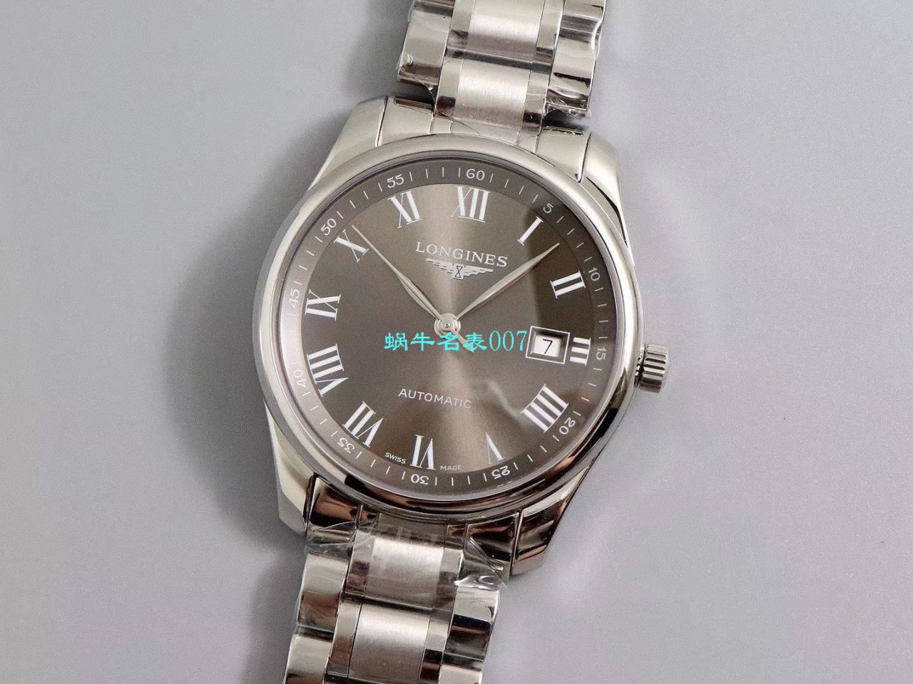 【V9 Factory  top 复刻高仿手表】 Longines 名匠系列L2.793.4.71.6，L2.793.4.57.6等多色单历 wrist watch  / L113